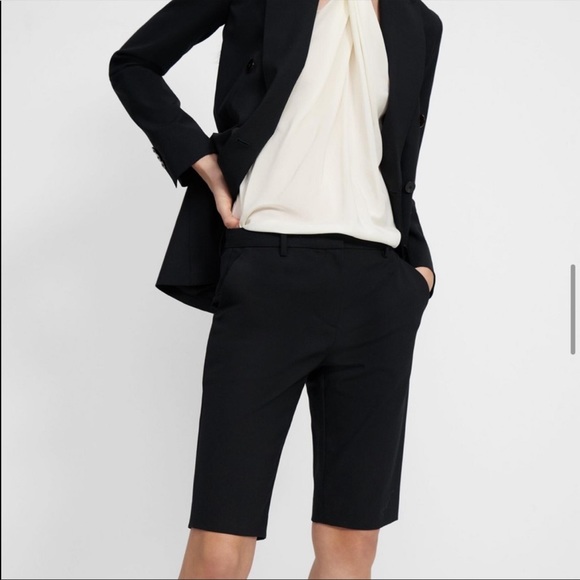 NWT Theory Treeca shorts, black Dress shorts - Picture 3 of 5